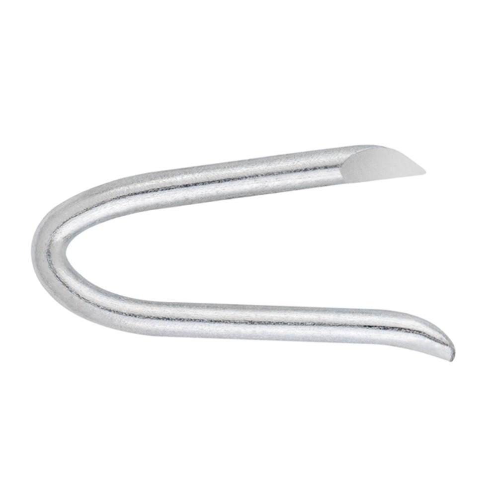 GM-Z [CP] Grampillón arponado para anclado de mallas y alambres en postes de madera. Grampillón